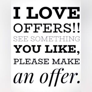 Please make an offer!